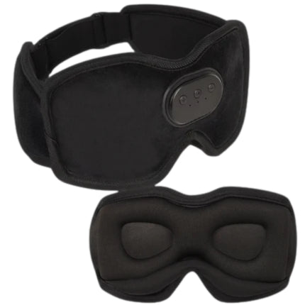 Sleeping Headphones Bluetooth Eye Mask Blackout 3D Contoured Cup Music Blindfold with Speaker for Travel Meditation Night Shift